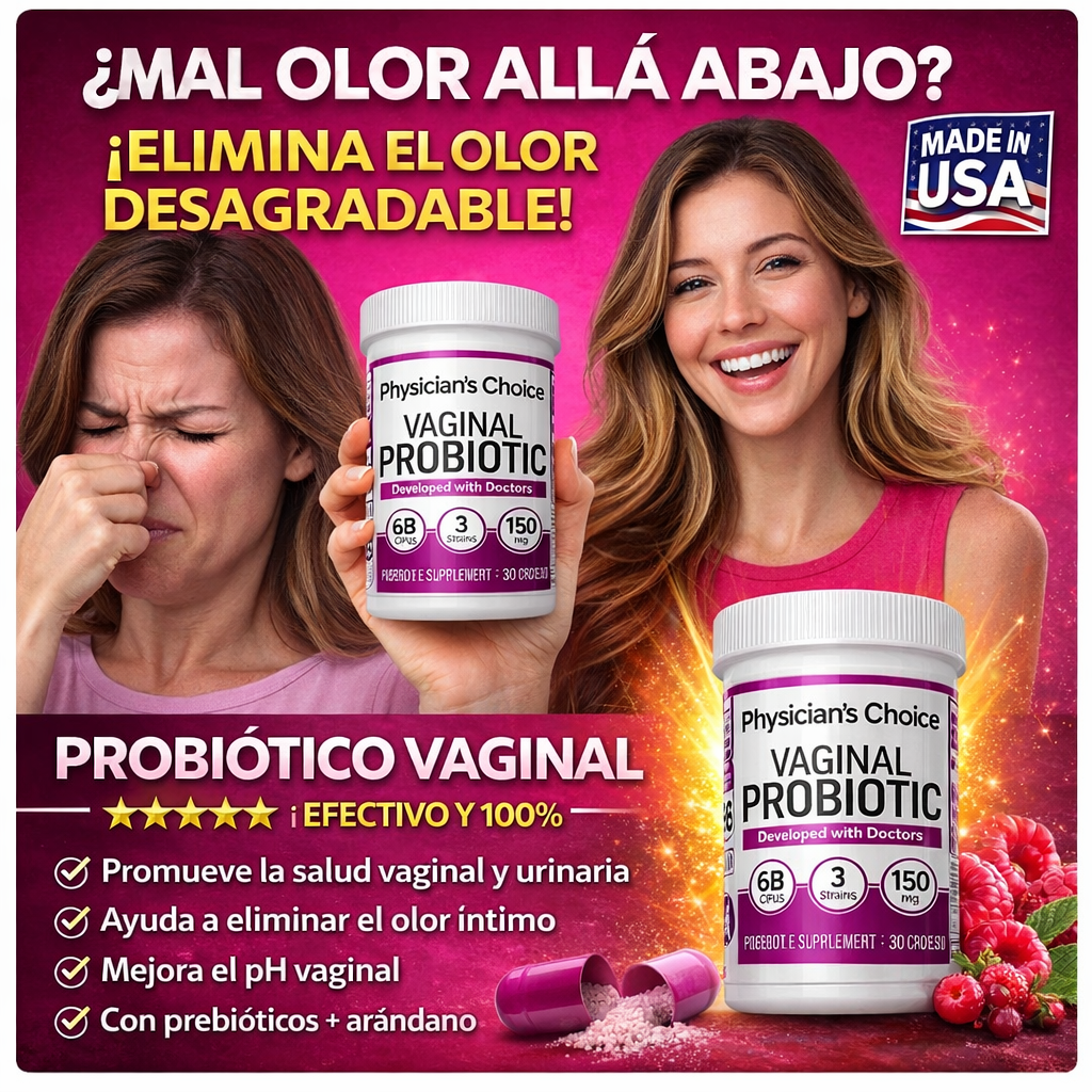 Vaginal Probiotic™ - Elimina el Mal Olor Íntimo desde la Raíz
