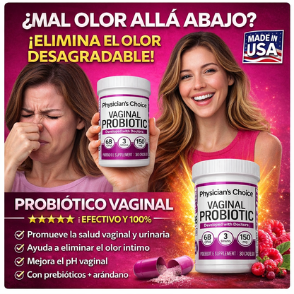 Vaginal Probiotic™ - Elimina el Mal Olor Íntimo desde la Raíz