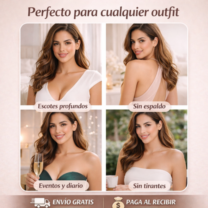 Brasier Invisible Push UP - Paga 1, Llévate 2 🎁