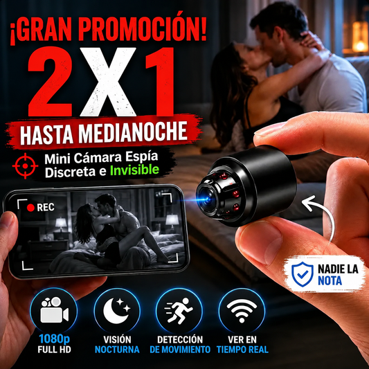 Mini Cámara Espía WIFI - Paga 1, Llévate 2 🎁