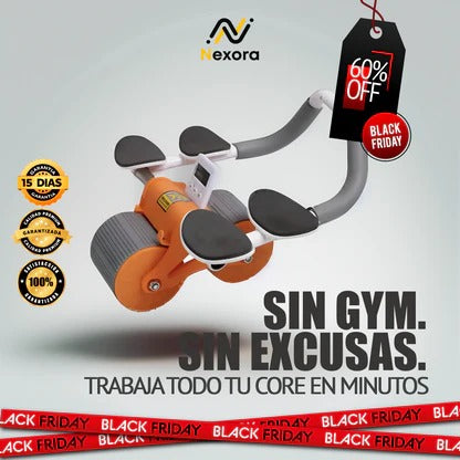 PowerRoll™ - Rueda Abdominal con Rebote Automático