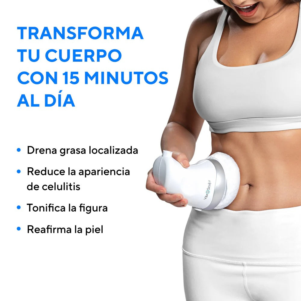VibroSculpt™ - Masajeador Vibratorio Corporal + 3 Almohadillas de Regalo 🎁